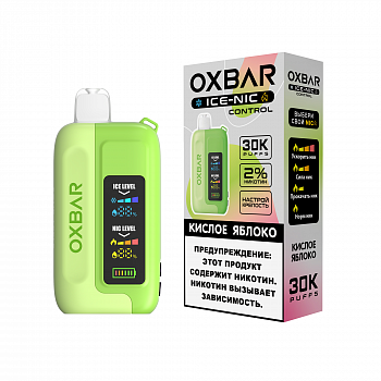 OXBAR 30000 POD-1 "Кислое Яблоко" 20