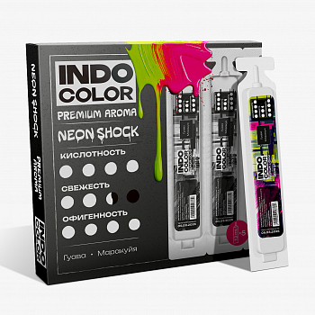Купить Ароматизатор IndoColor "Neon Shock / Гуава, маракуя" 13мл (на 30мл) Ароматизатор IndoColor "Neon Shock / Гуава, маракуя" 13мл (на 30мл)